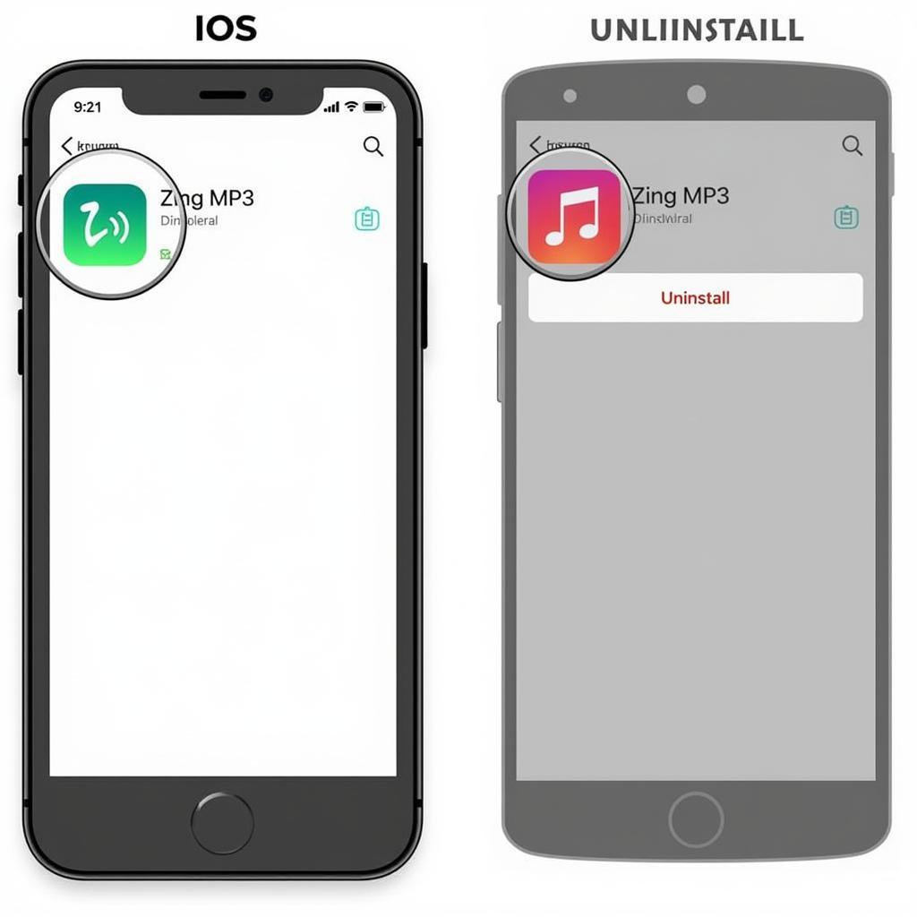 Gỡ bỏ Zing MP3 trên iOS và Android