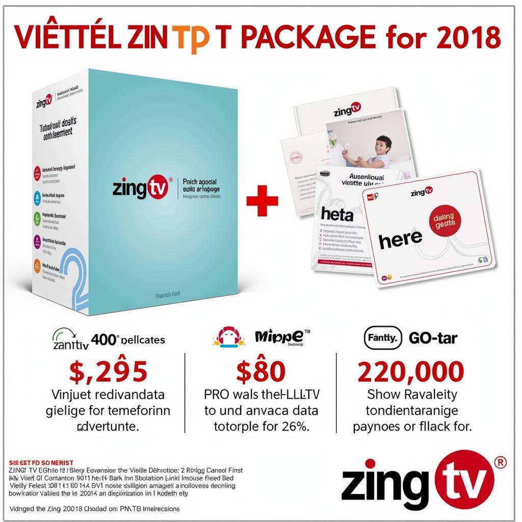 Gói cước Zing TV Viettel 2018