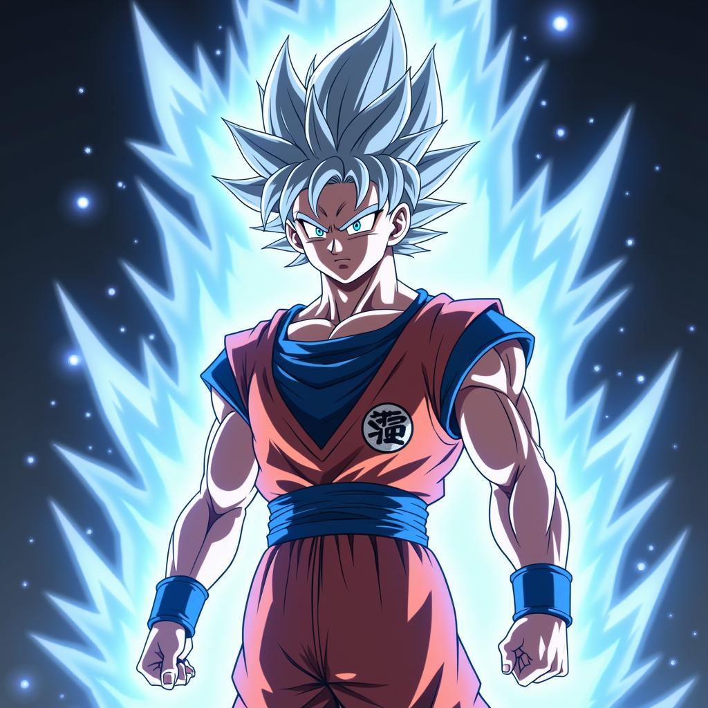 Goku bộc phát Bản Năng Vô Cực