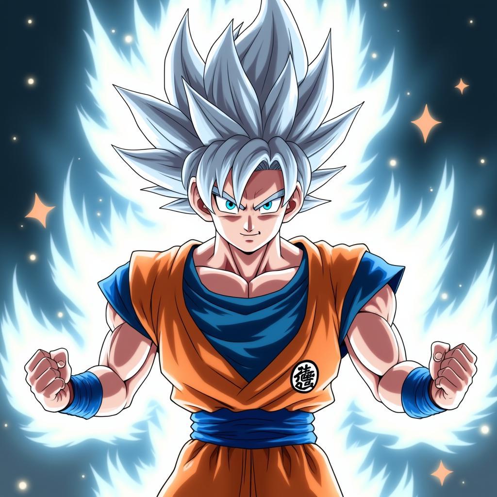 Goku trong trạng thái Bản Năng Vô Hiệu Hoàn Chỉnh