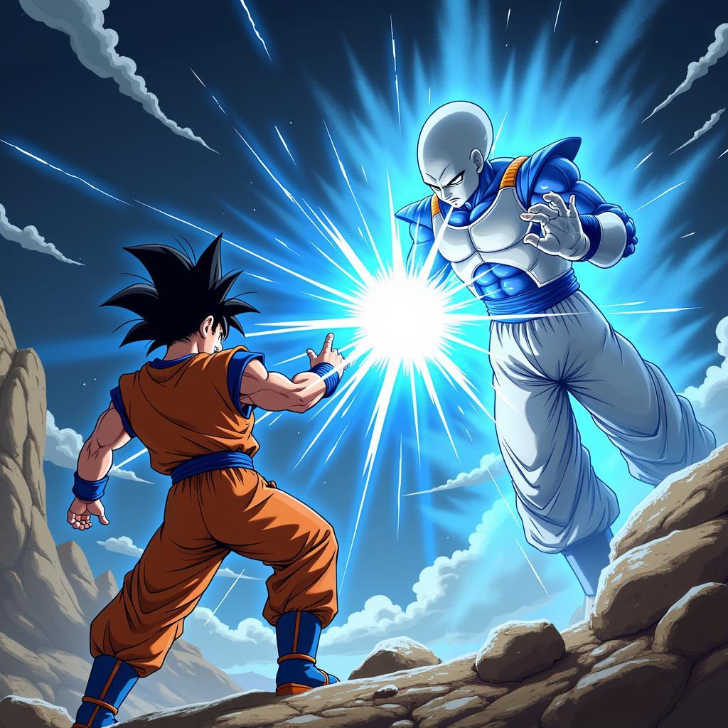 Goku và Jiren đối đầu nảy lửa