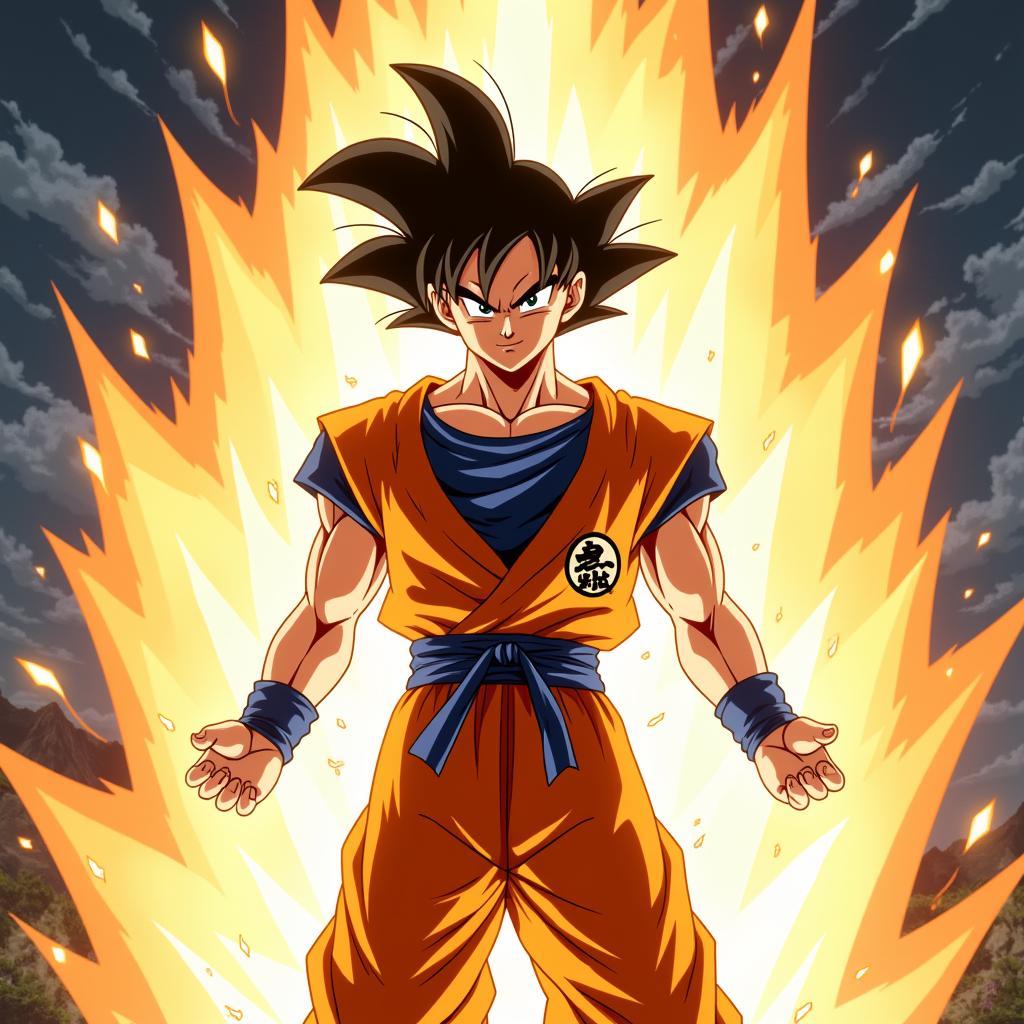 Goku bộc phát sức mạnh Ultra Instinct