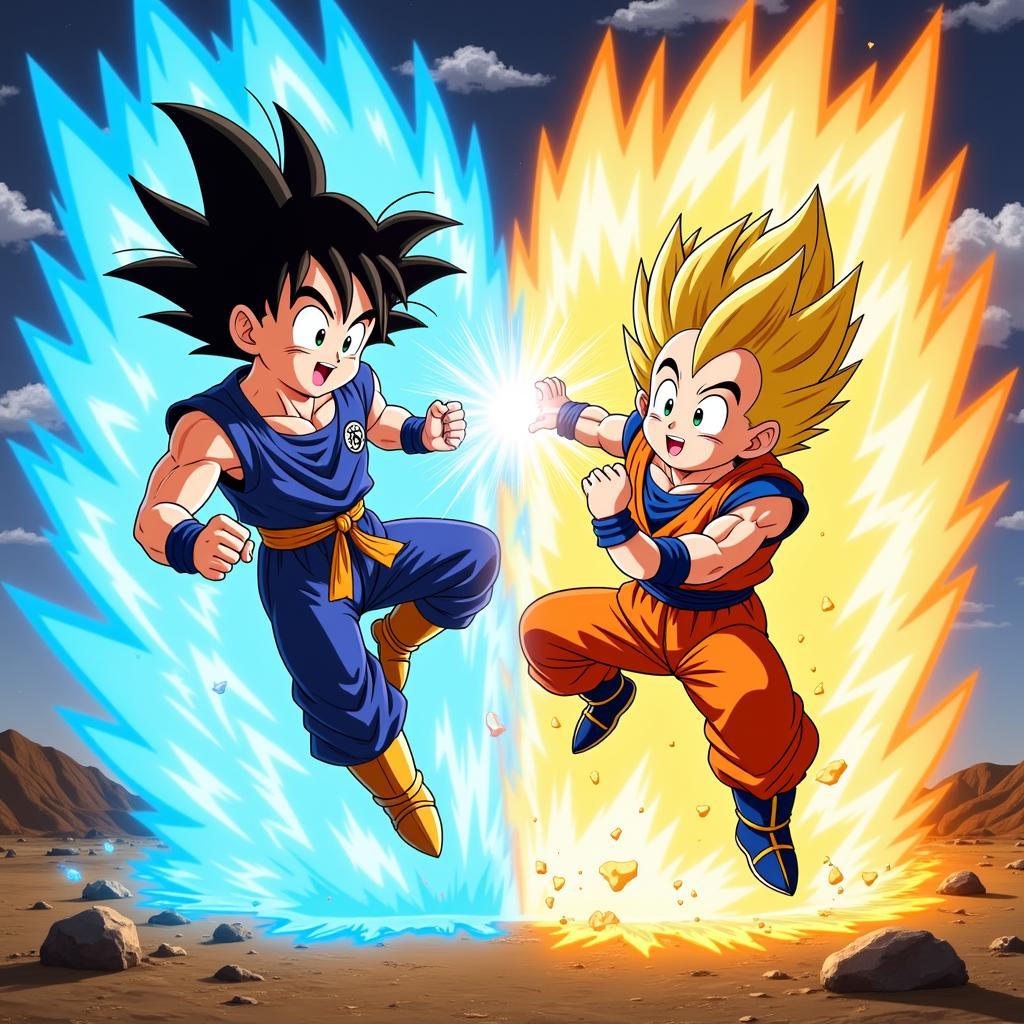 Goku và Vegeta tung chiêu thức kết hợp đầy uy lực trong Dragon Ball Super Tap 101