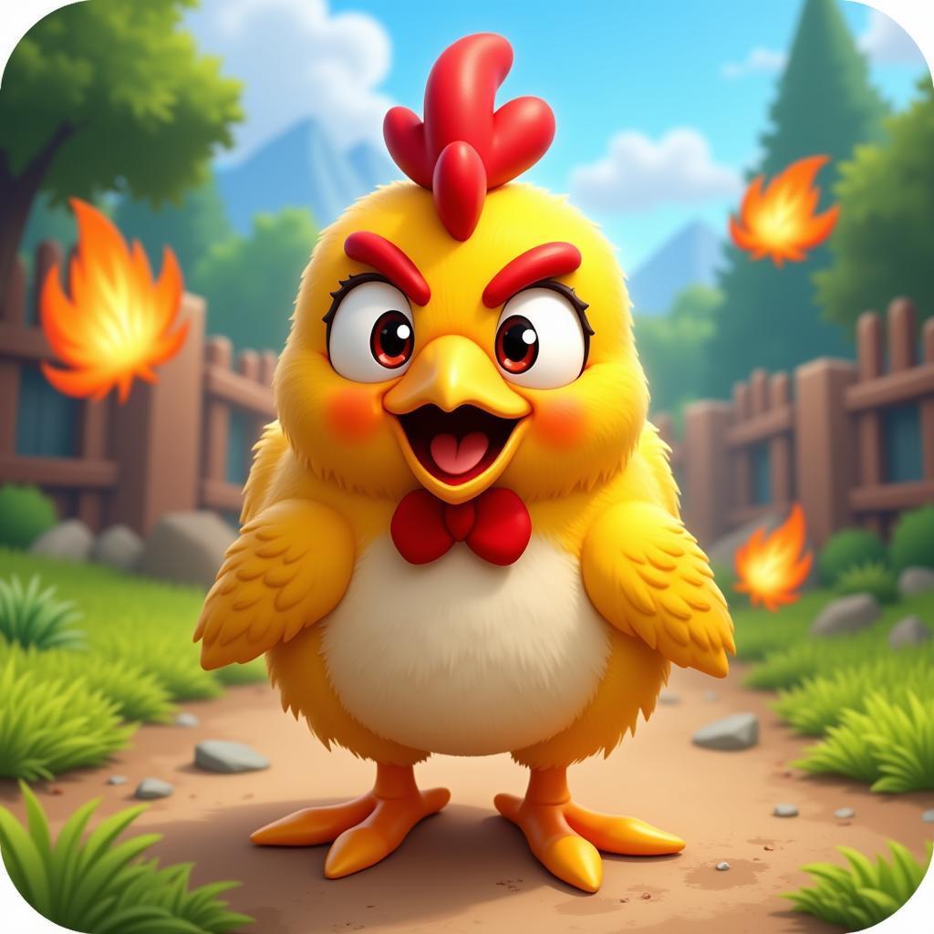 Game mobile Chicken Attack với hình ảnh chú gà ngộ nghĩnh