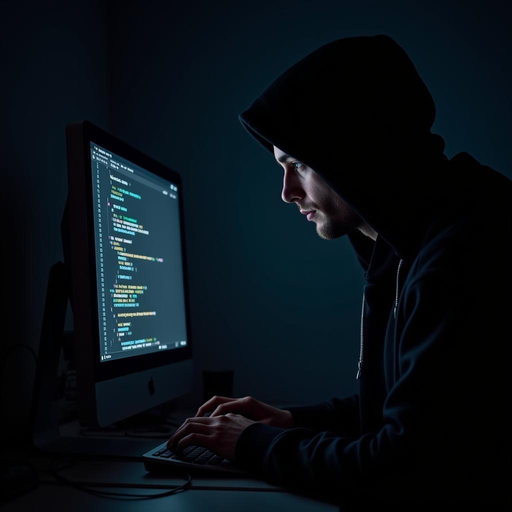 Hacker Đang Tấn Công Máy Tính