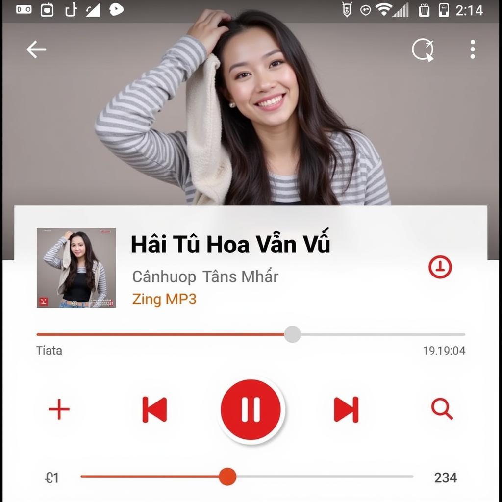 Hình ảnh minh họa bài hát Hài Tử Hoa Thần Vũ trên Zing MP3