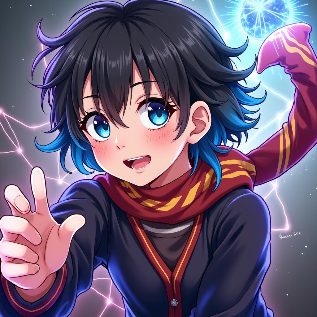 Harry Potter trong phong cách anime