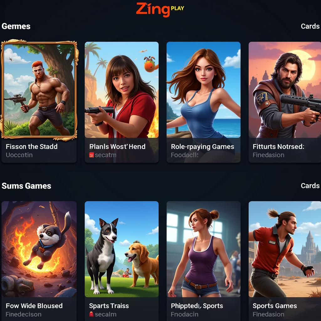 Hệ Thống Game Zing Play