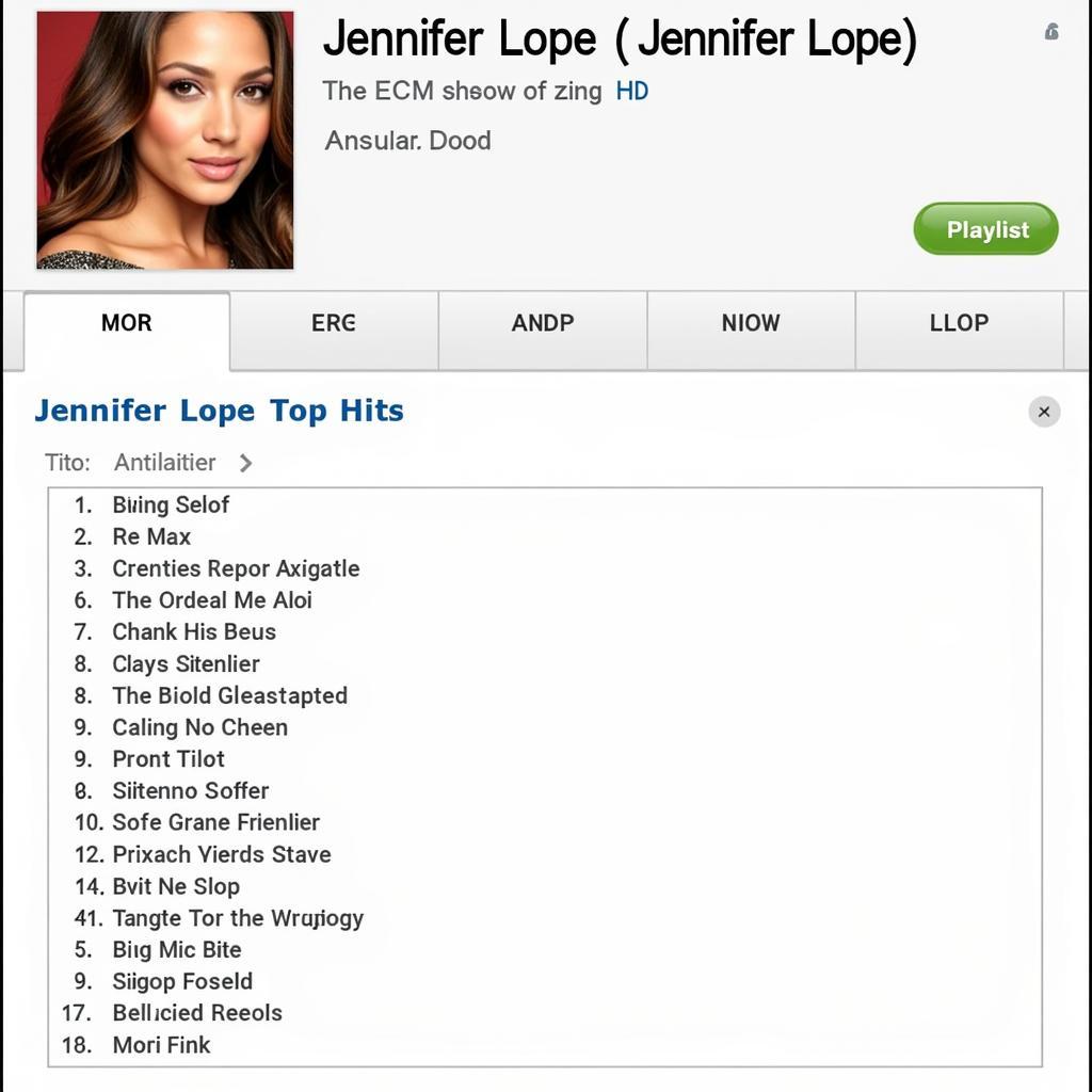 Top bài hát của Jennifer Lopez trên Zing MP3