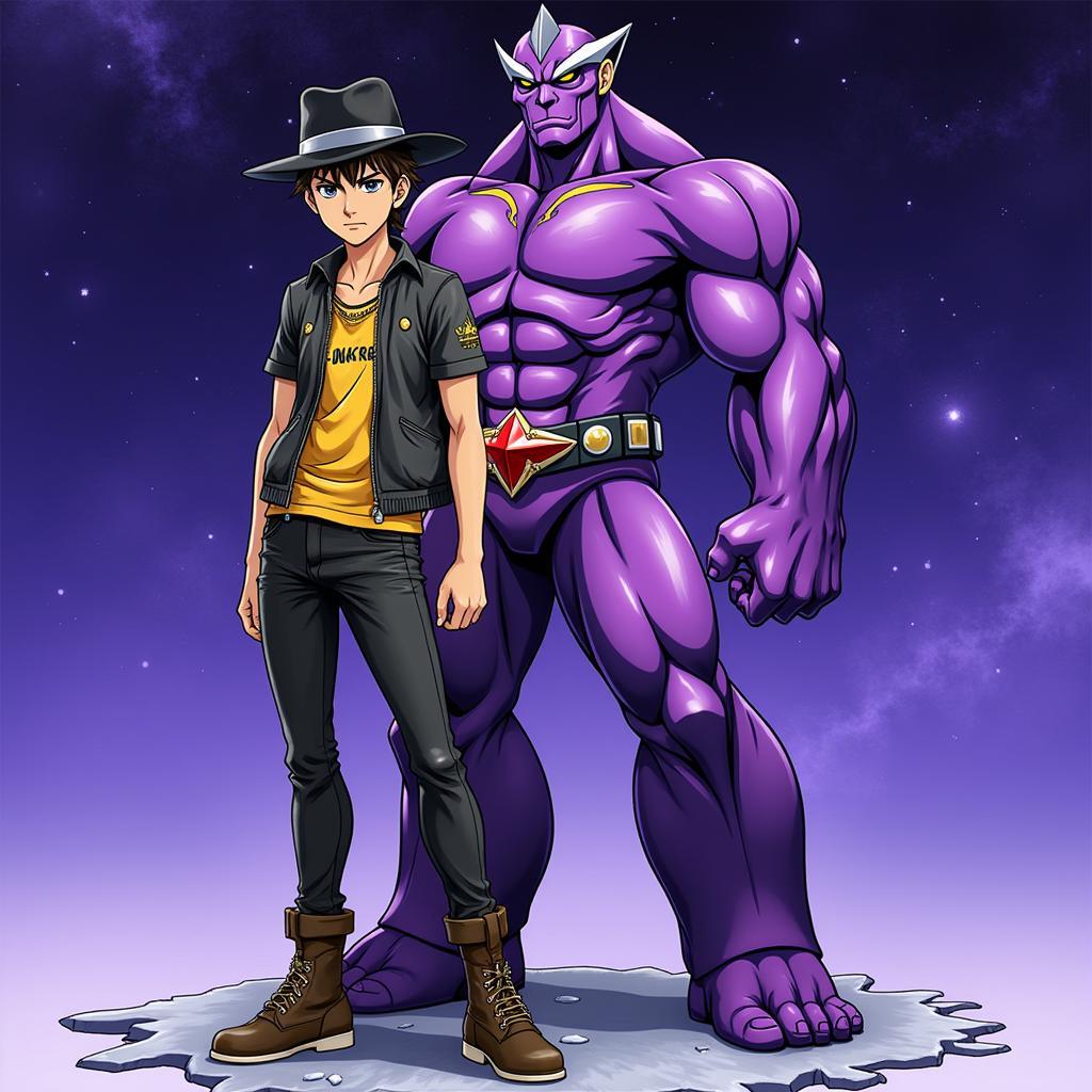 Jotaro Kujo và Star Platinum