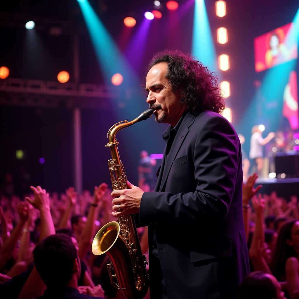 Kenny G biểu diễn tại sự kiện Zing M3