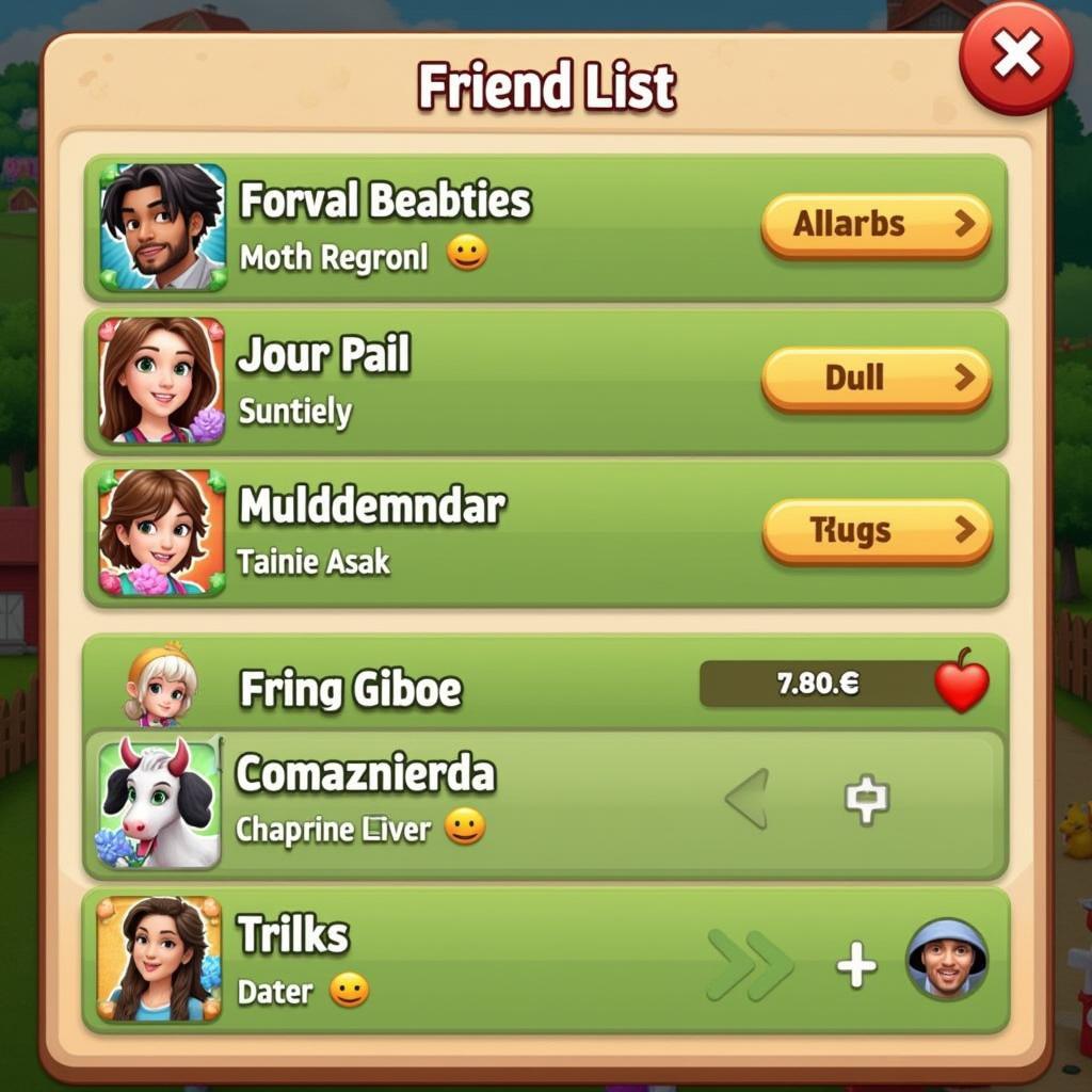 Kết nối bạn bè trong Farm Heroes Saga