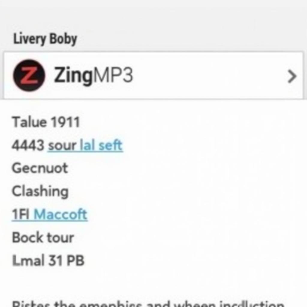 Liên Hệ Zing MP3