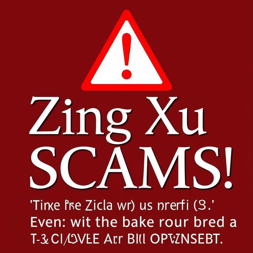 Lời cảnh báo lừa đảo hack Zing Xu