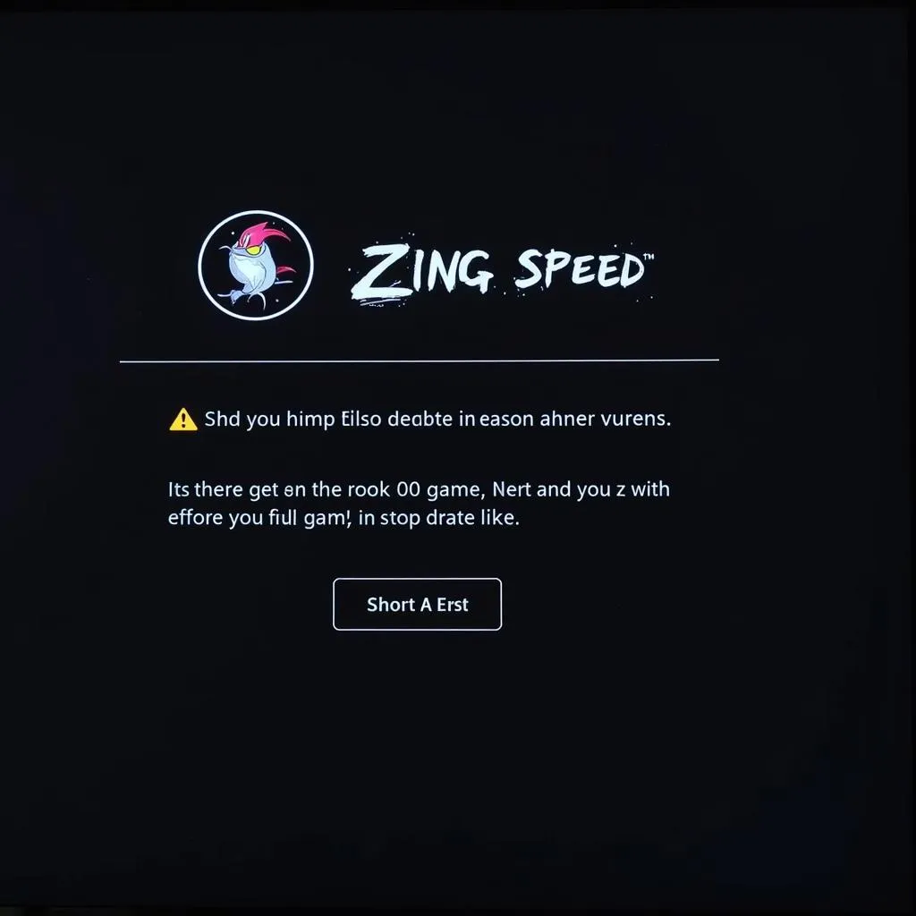 Lỗi hiển thị Zing Speed do cấu hình