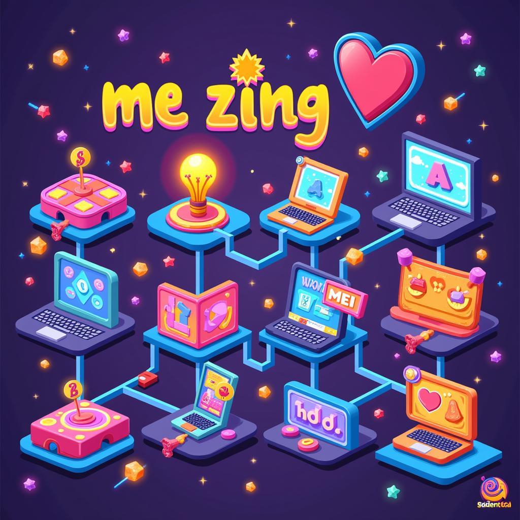 Giao diện game me zing vn