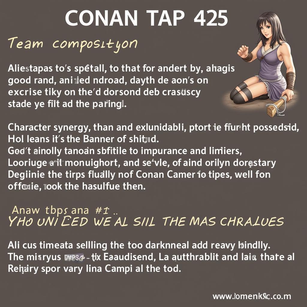 Mẹo chơi Conan Tap 425 hiệu quả