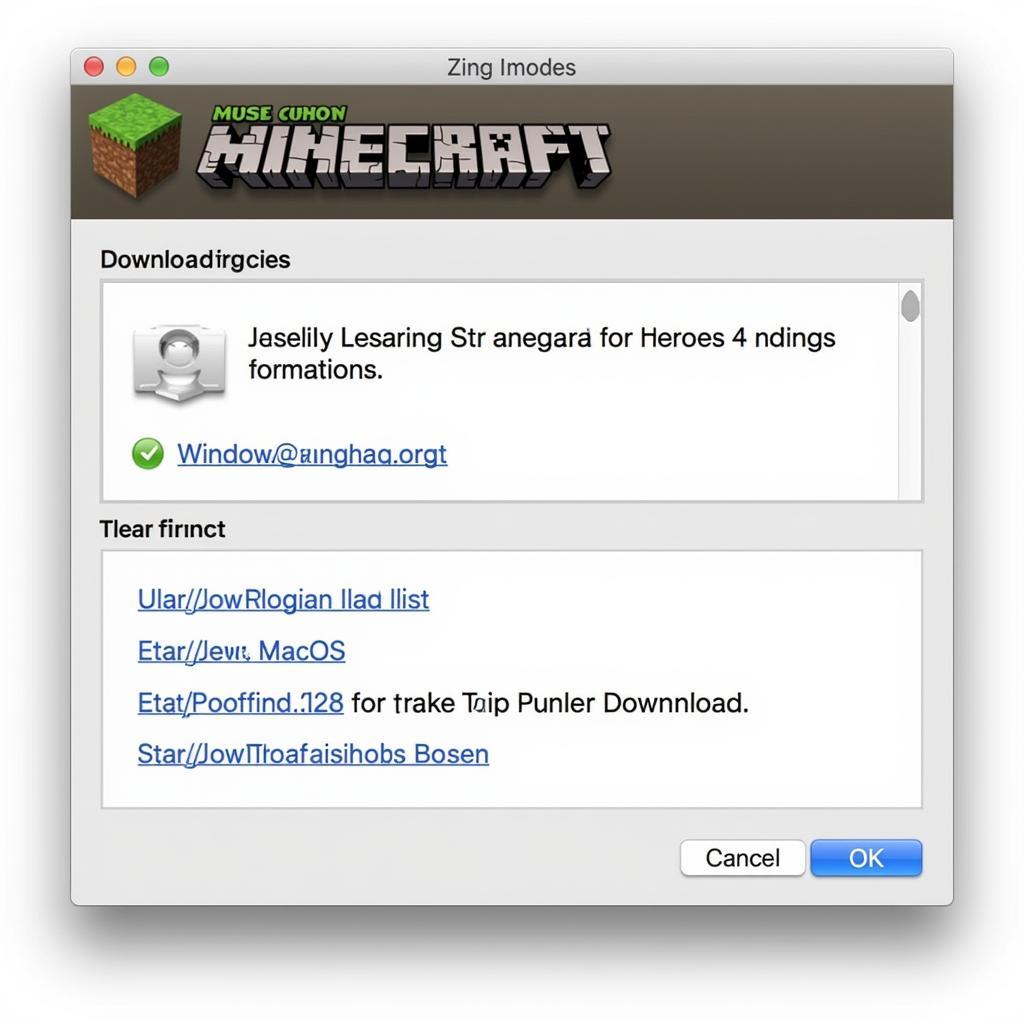 Minecraft Zing Blog Download