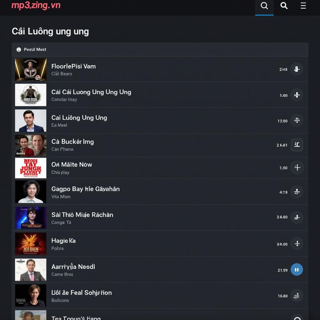 Cải Lương Ứng Ung: Thưởng Thức Chất Lượng Cao Tại mp3.zing.vn