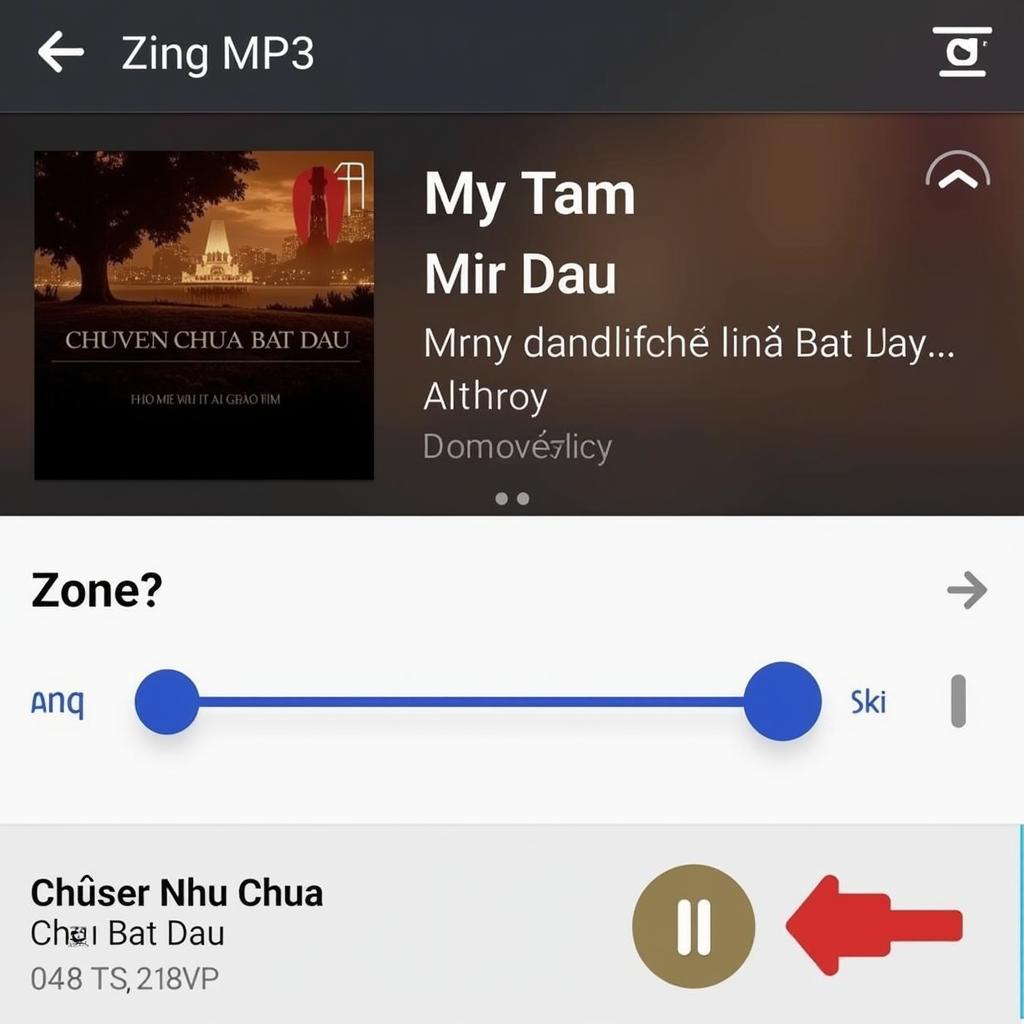 Hình ảnh Mỹ Tâm trên Zing MP3 với ca khúc Chuyện Như Chưa Bắt Đầu