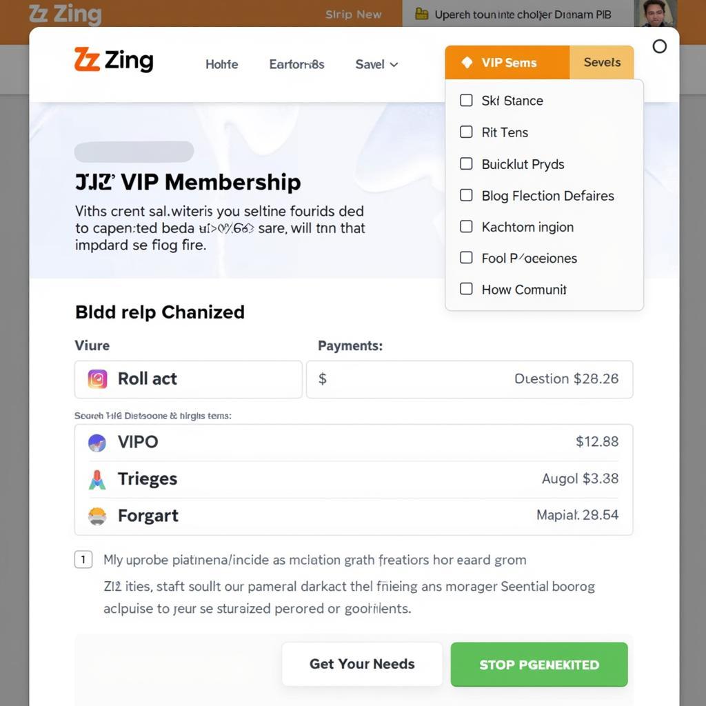 Nâng Cấp Zing VIP