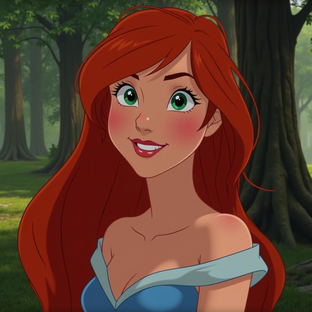 The Red-Haired Princess in Animation