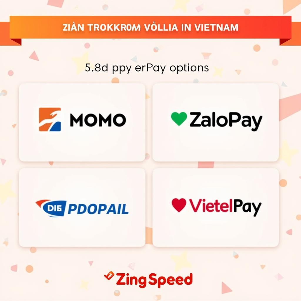 Nạp Zing Speed Qua Ví Điện Tử