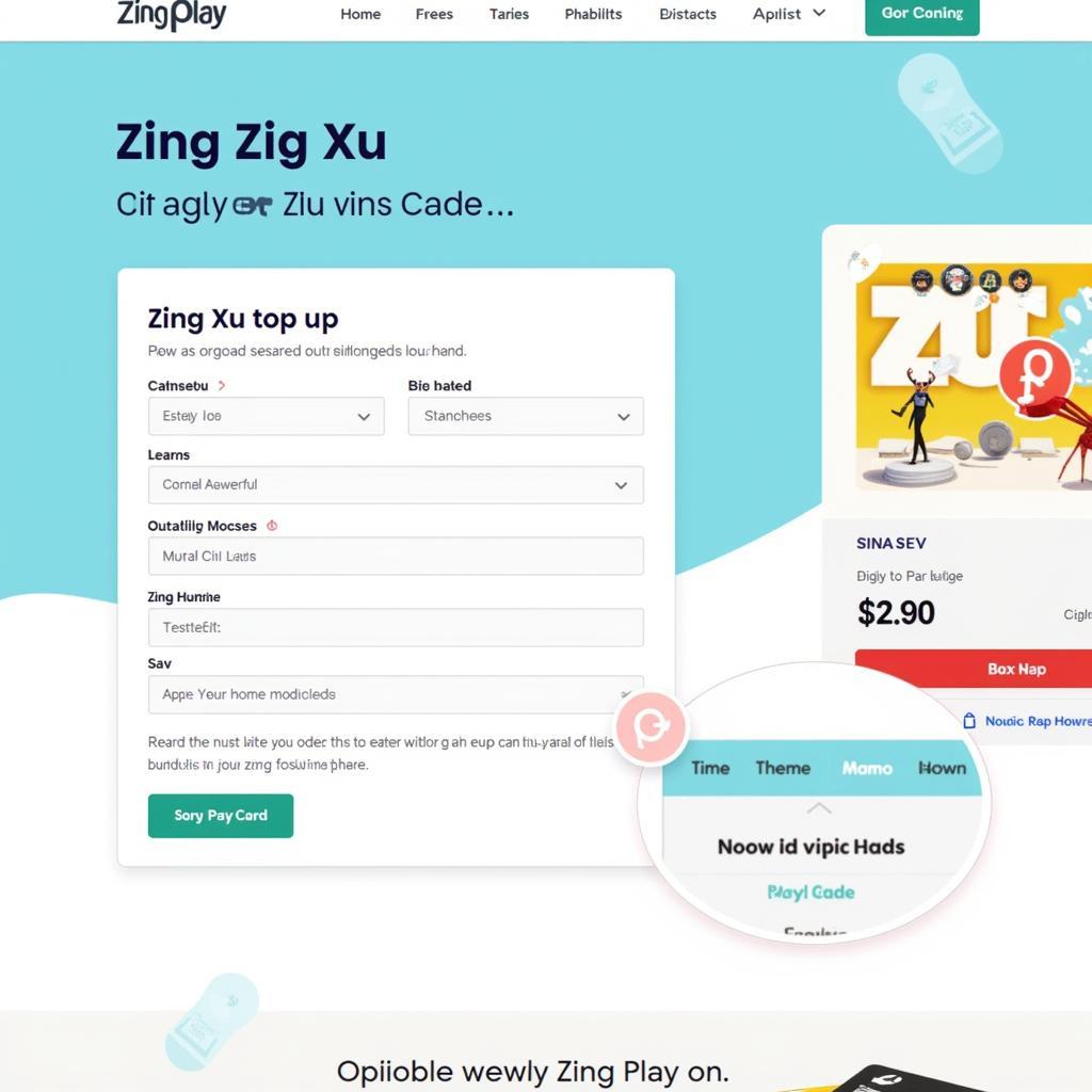 Nạp Zing Xu Bằng Thẻ Zing Play