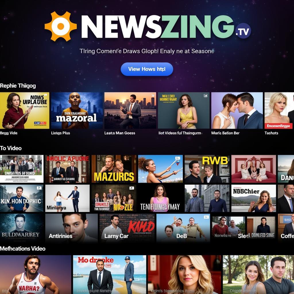 Nội dung giải trí đa dạng trên News Zing TV