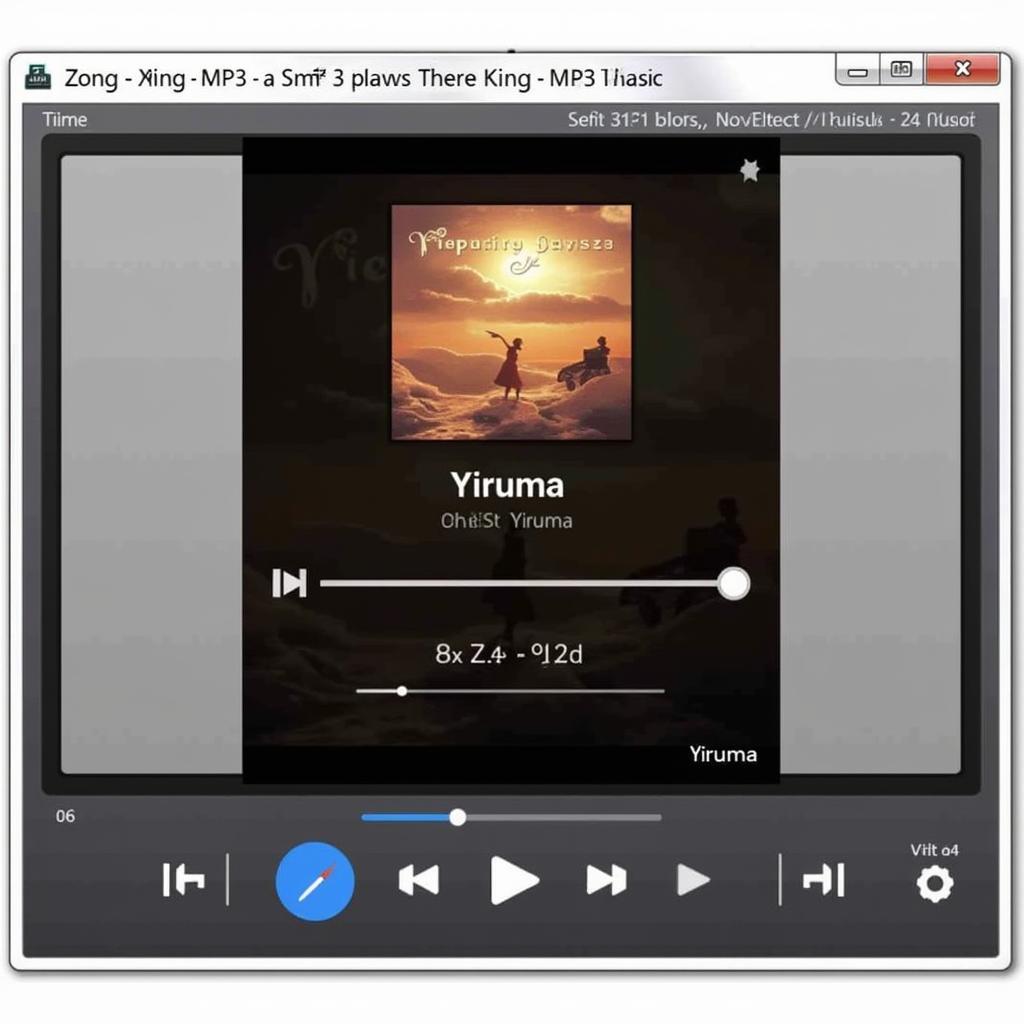 Giao diện nghe nhạc Yiruma trên Zing MP3