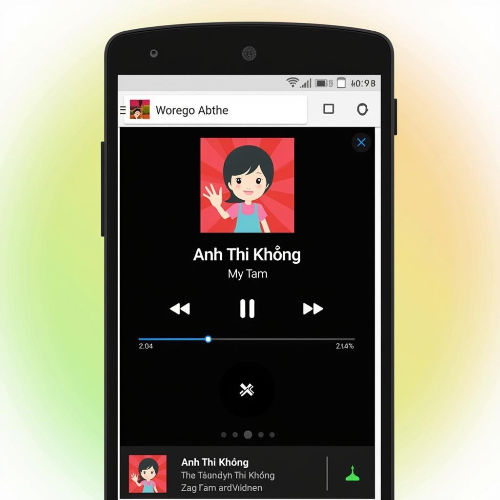 Giao diện ứng dụng Zing MP3