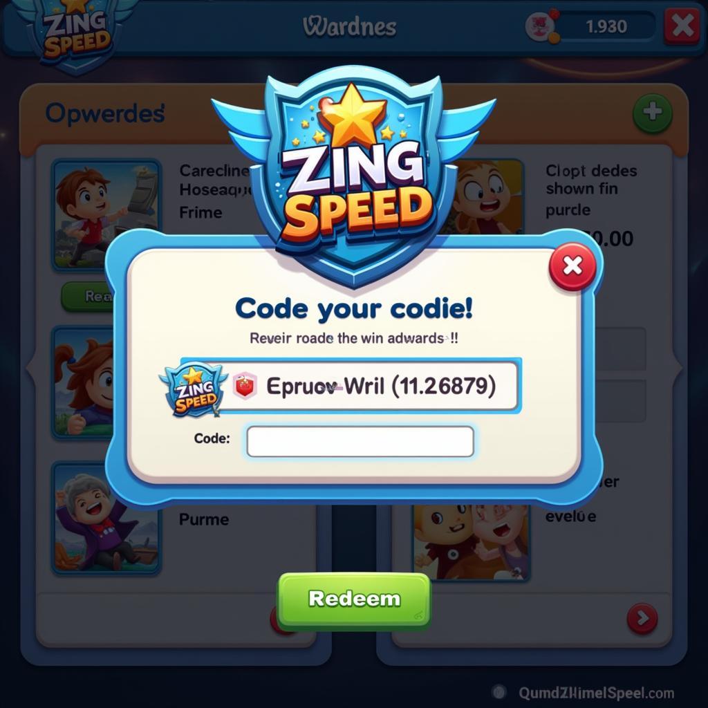 Nhận Code Zing Speed Miễn Phí