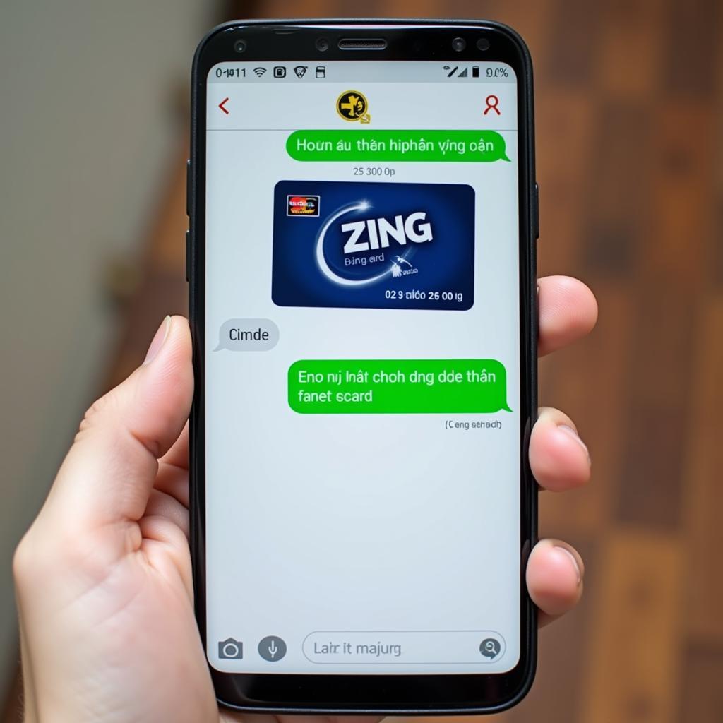 Nhận Mã Thẻ Zing Qua SMS