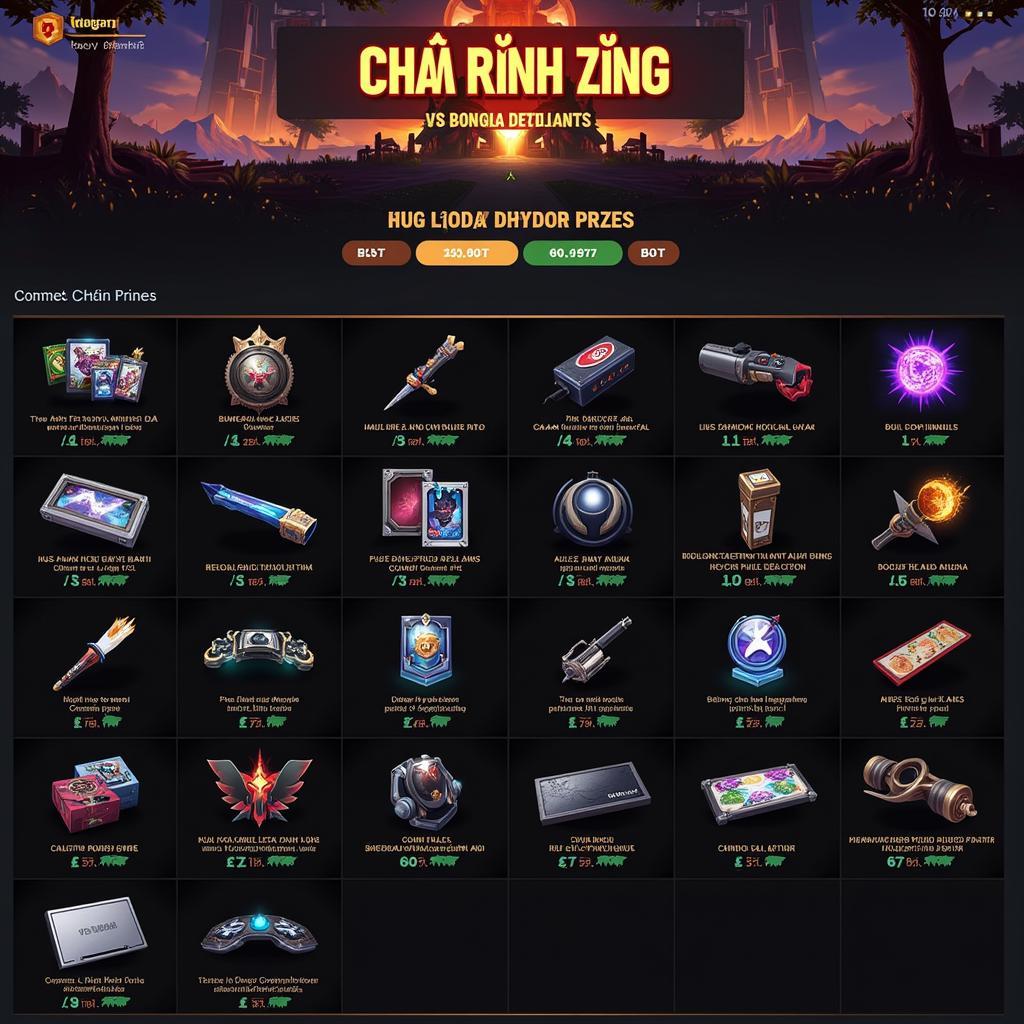 Nhận Thưởng Chứa Rinh Zing