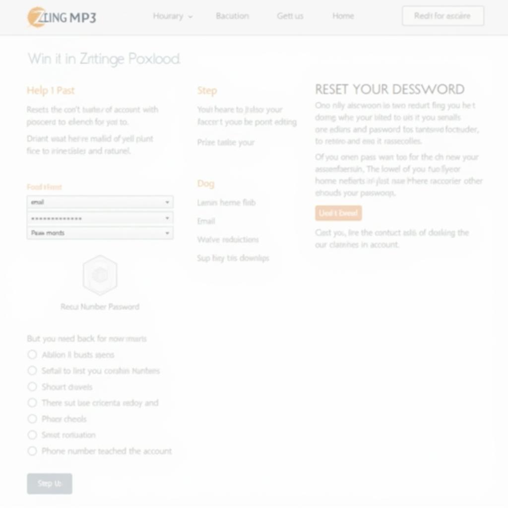 Forgot Zing Mp3 Password