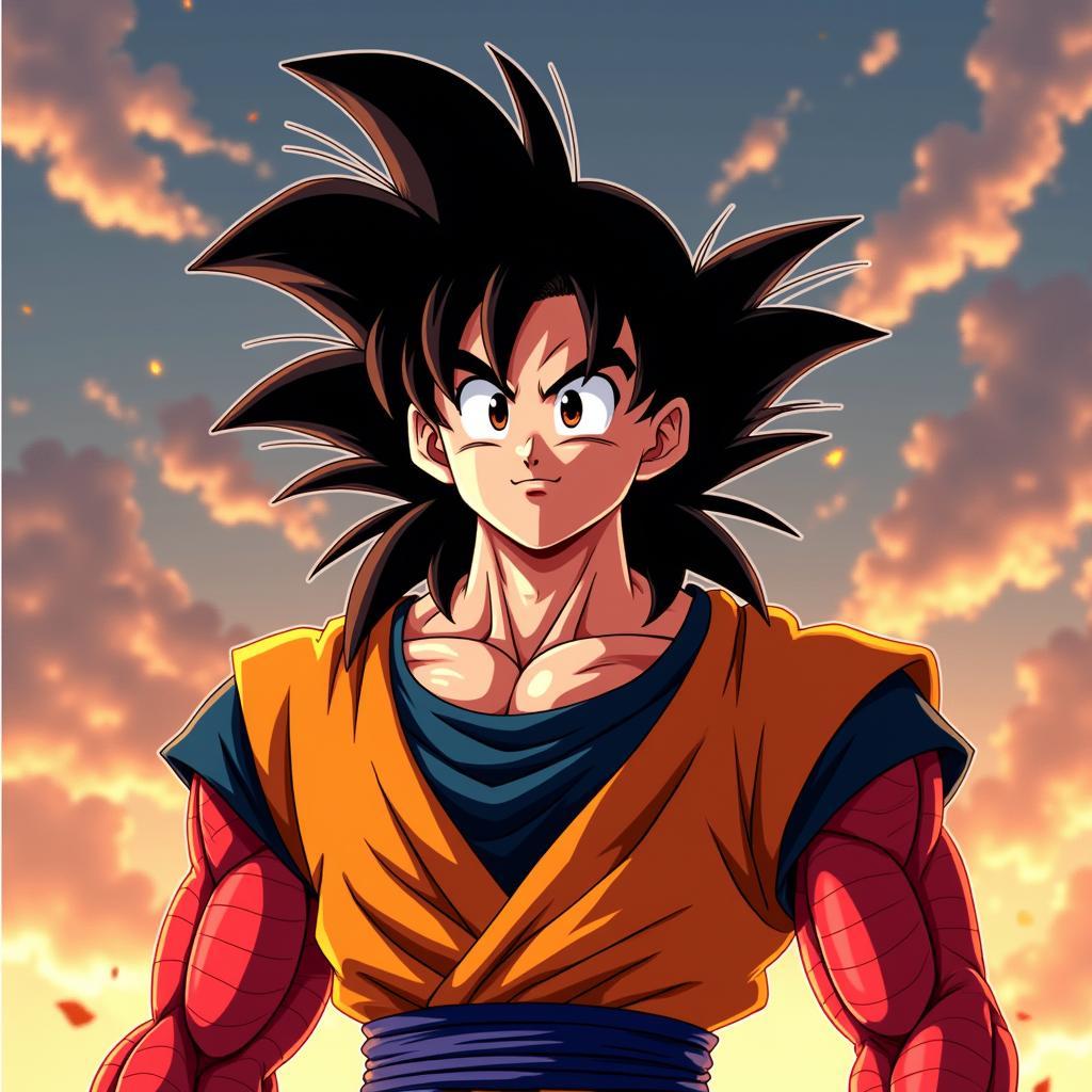 Songoku Goku Biến Hình Siêu Xayda Cấp 4