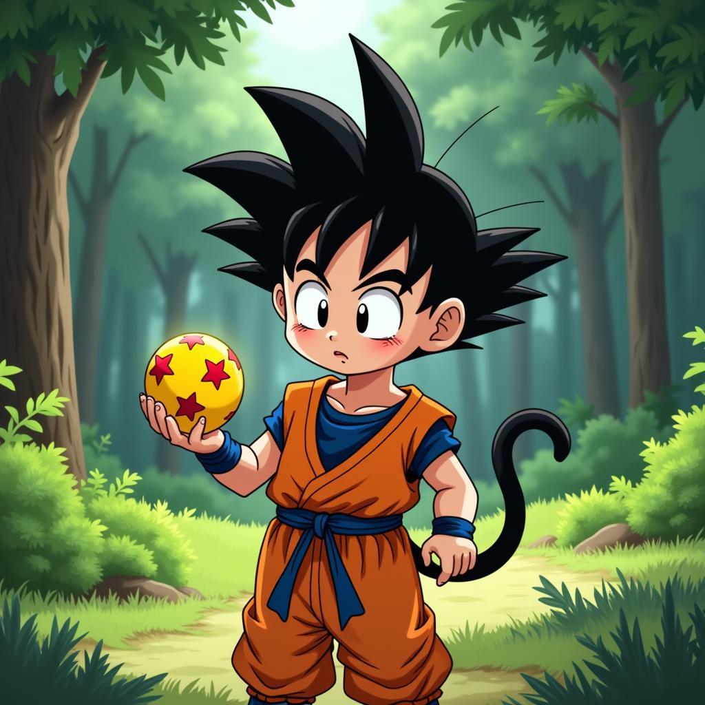 Son Goku tìm ngọc rồng