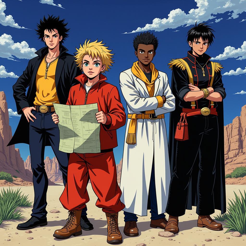 Stardust Crusaders lên đường