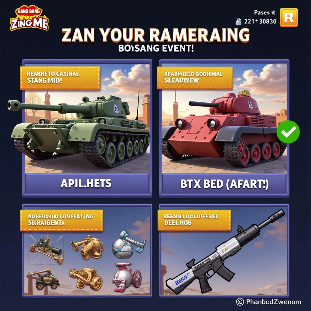 Sự kiện ingame Bang Bang Zing Me