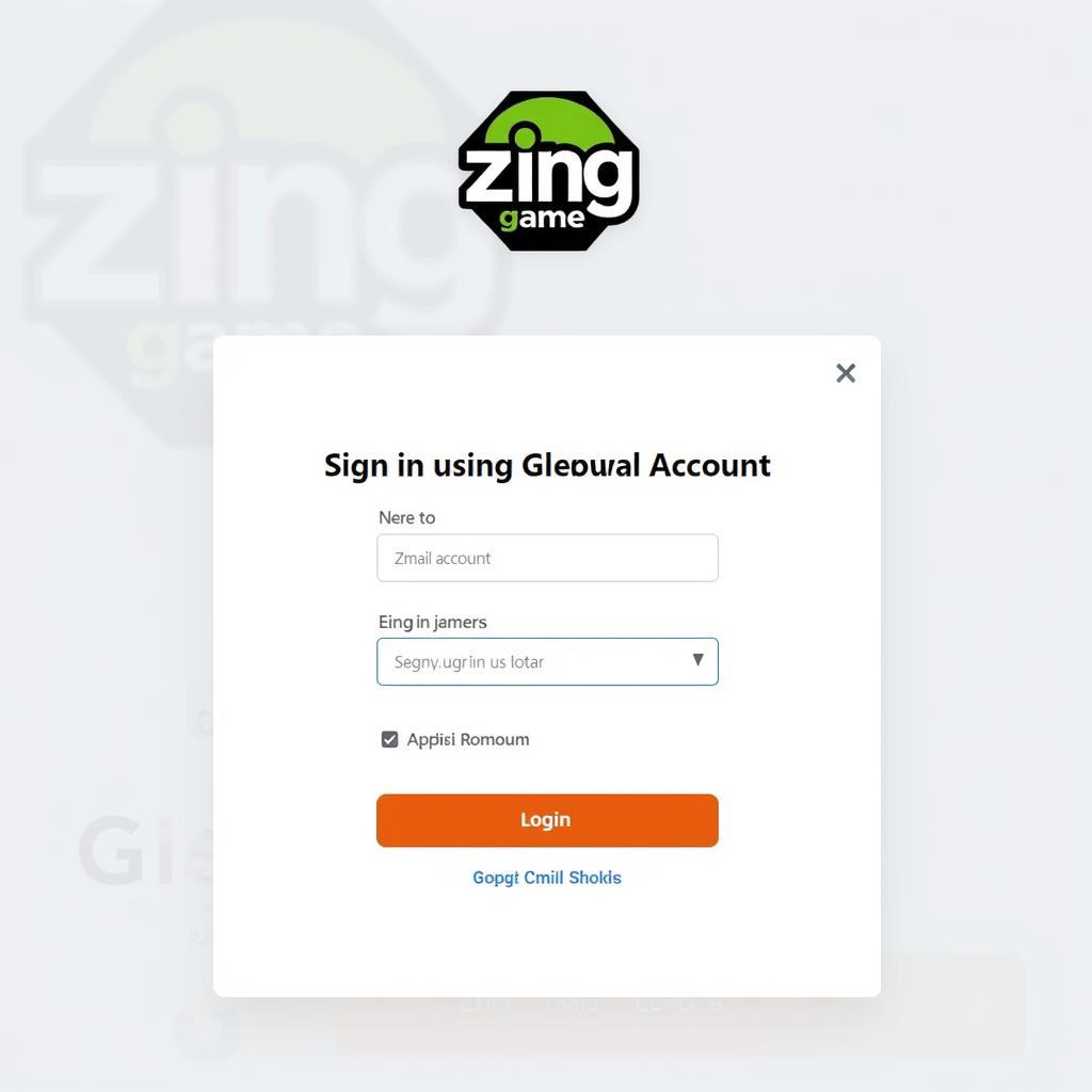 Đăng nhập tài khoản Gmail Zing