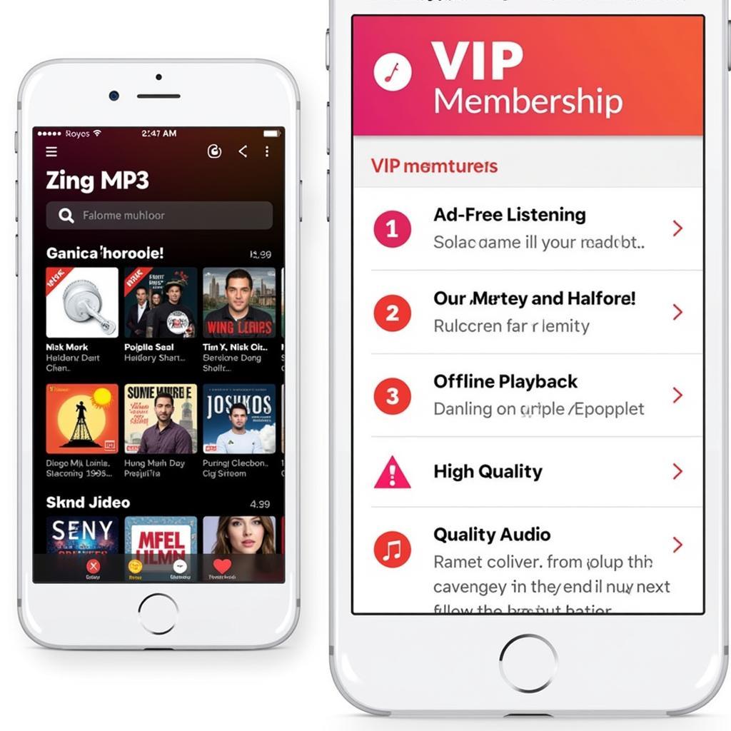 Tài khoản Zing MP3 VIP iOS