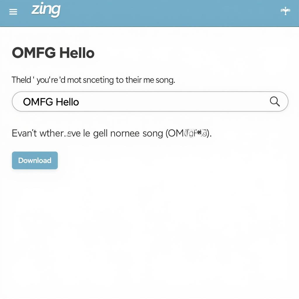 Tải OMFG Hello Zing MP3 Nhanh Chóng