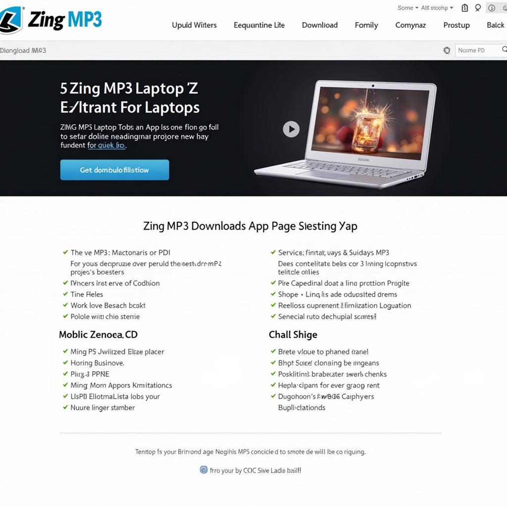 Tải xuống Zing MP3 cho laptop