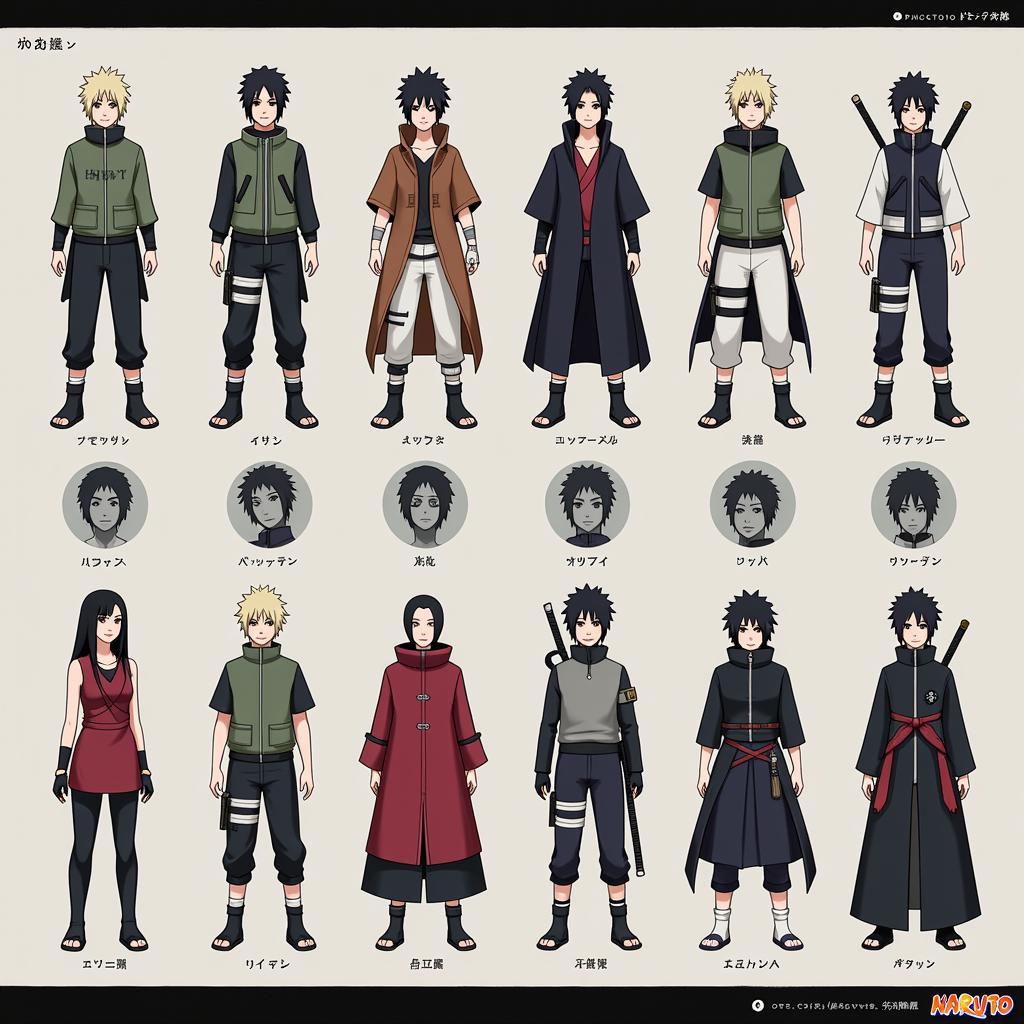 Tạo Hình Nhân Vật Trong Code Naruto IS Me Zing