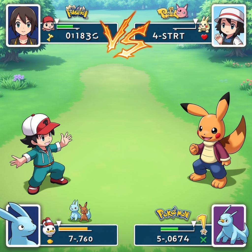 Trận đấu Pokemon Zing