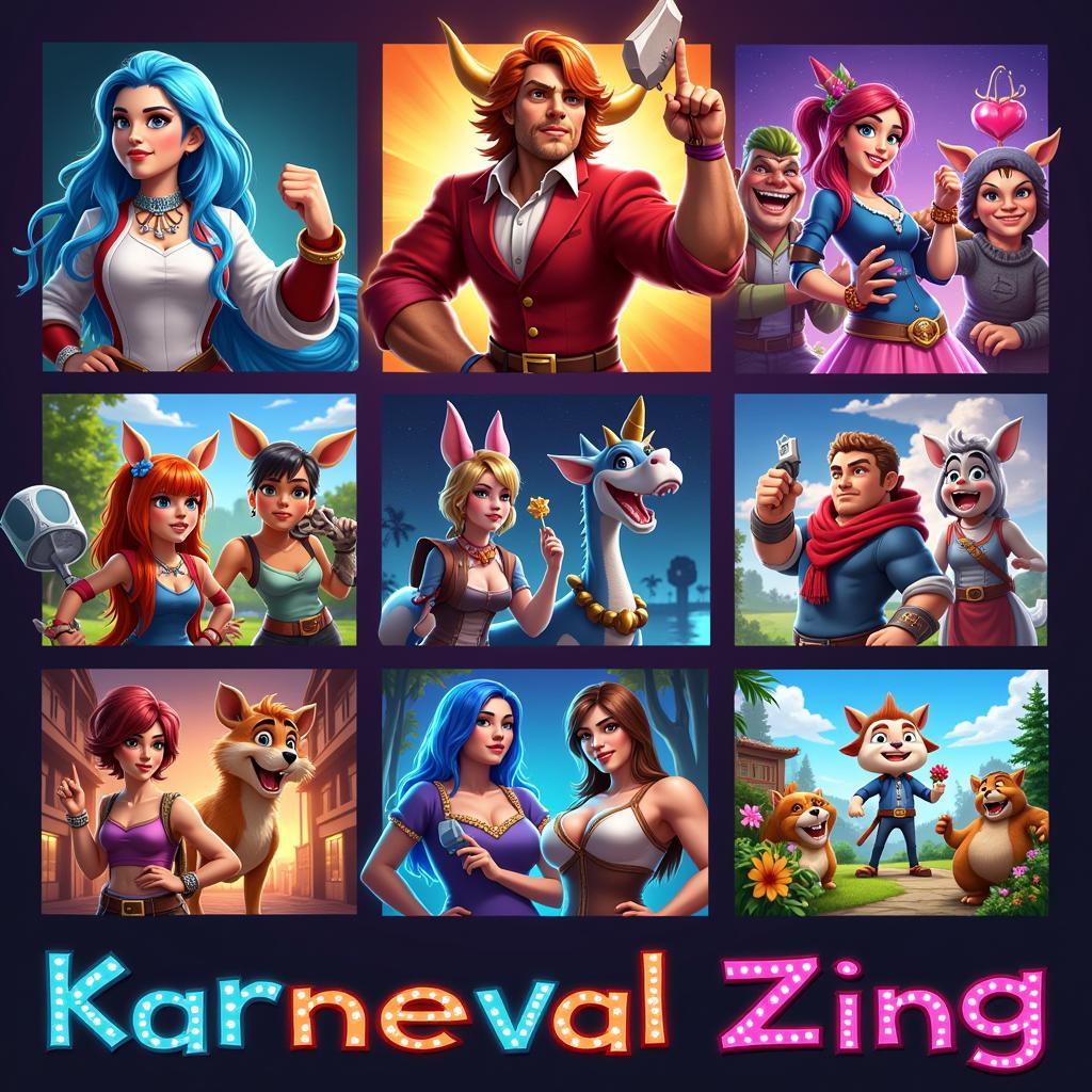 Thế Giới Game Đa Sắc Màu Karneval Zing