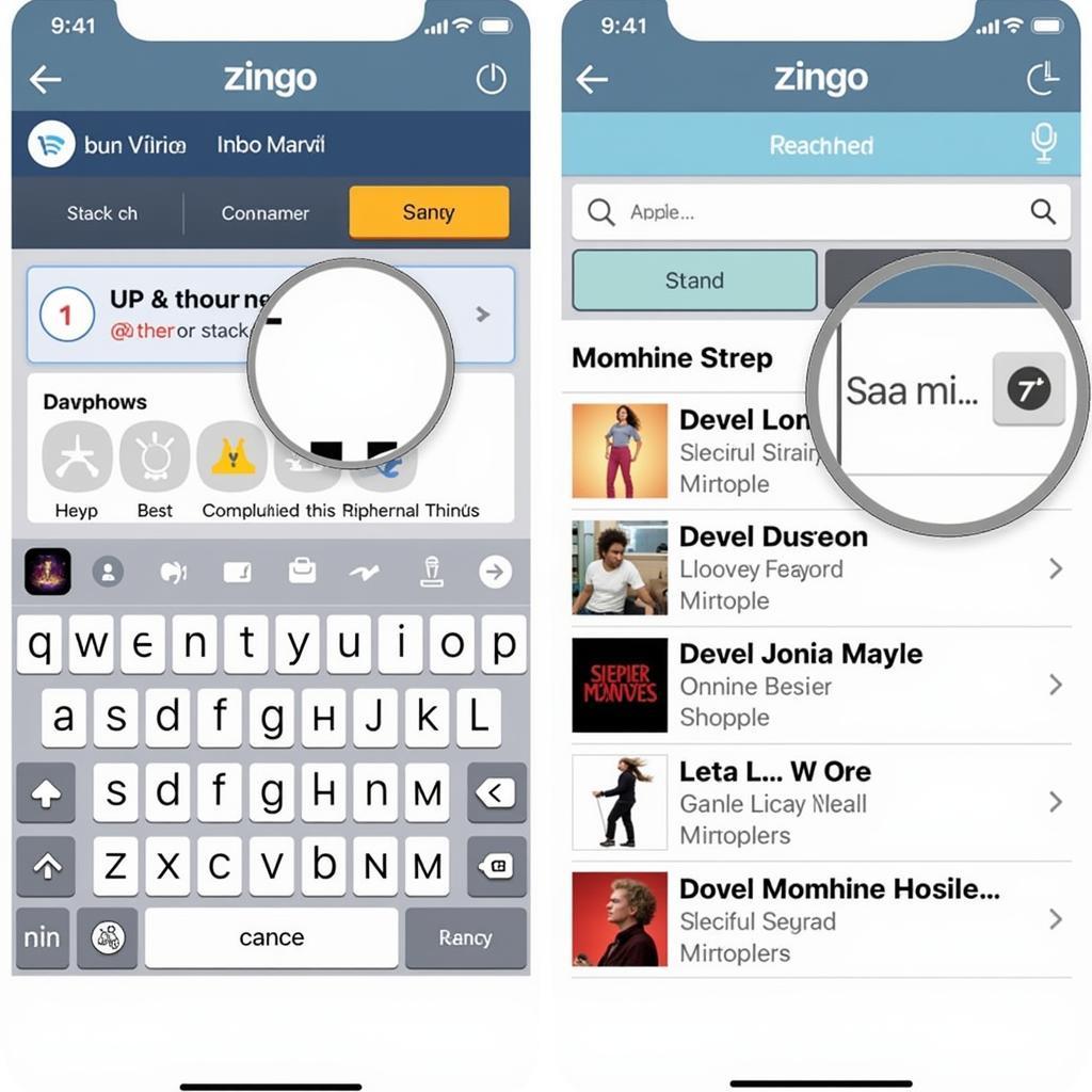 Tìm kiếm bằng giọng nói Zing MP3