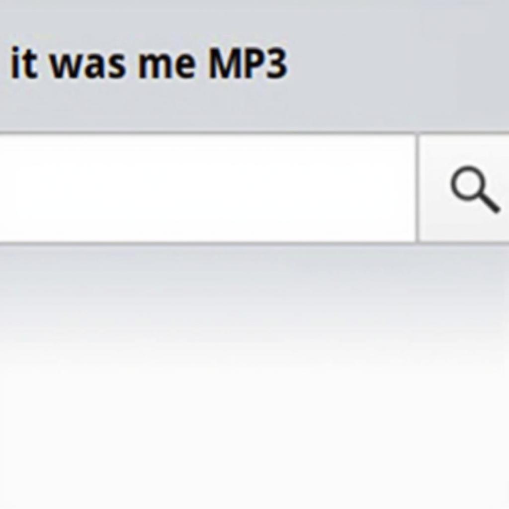 Zing MP3 Search Bar