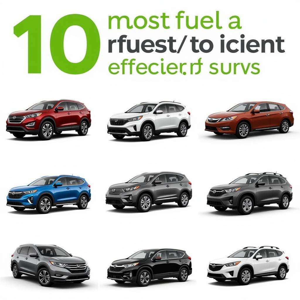 Top 10 Fuel-Efficient SUV Crossover Models of 2017