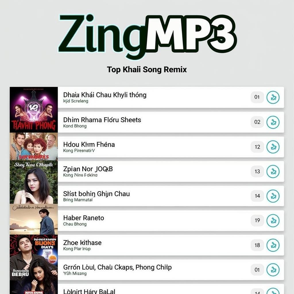 Top bài hát Châu Khải Phong Remix Zing MP3